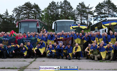Серед звільнених із російського полону в травні є житель Вараського району