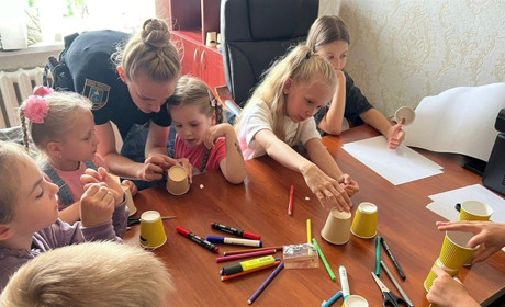 Поліцейські Шосткинщини провели майстер-клас з дітьми