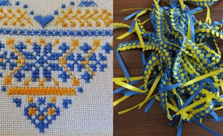 Школярі Нової Каховки зобразили рідний край у малюнках і рукоділлях з вишиванками