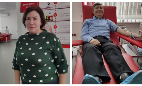 Працівники Жмеринської міської ради стали донорами крові для поранених військових