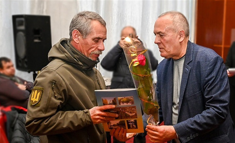 Вітали військових і волонтерів: урочистості у Кагарлику