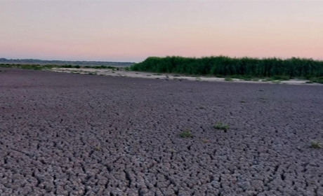 В окупованій Чорнянці Каховського району повністю пересохло озеро - фото