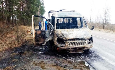 Згоріла вщент: поблизу села Ромейки під час руху спалахнула вантажівка