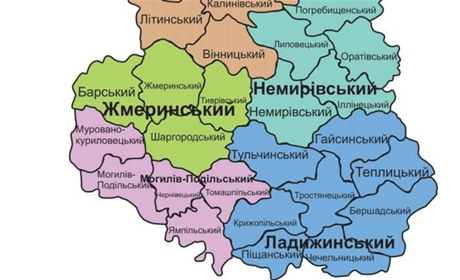 Мінрегіон показав можливий поділ Вінниччини на адміністративні одиниці, але не вирішив як їх назвати