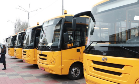 Полянівська школа Мелітопольського району отримала новий автобус