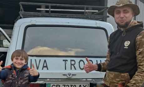 9-річний хлопчик з Сарненського району подарував авто захисникам