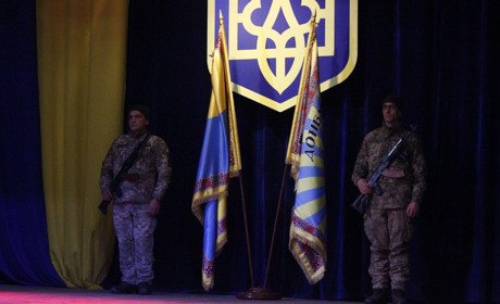 Соколи на шевронах: в Попасній відсвяткували річницю створення батальйону «Донбас»