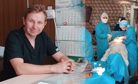 «Почали оперувати онкологічні захворювання»: хірург з Херсонщини розповів про роботу у Звягелі