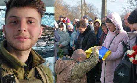 Семенівка на колінах: люди провели в останню дорогу полеглого Героя Владислава Крутова ФОТО