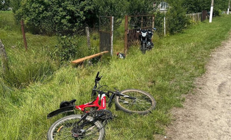 У Сарненському районі неповнолітній мотоцикліст наїхав на 11-річну односельчанку