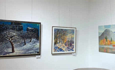 У музеї «Дрогобиччина» відкрилась виставка картин родини Ніколаєвських. Фото