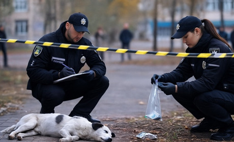 У Південноукраїнську розслідують можливе отруєння тварини: поліція звертається по допомогу свідків