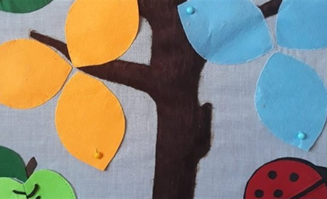 Вихователька дитсадка "Теремок" створила посібник-іграшку для дітей