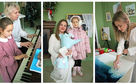 У День святого Миколая в музеї у Жмеринці відкрили зимову виставку Наталі Вусик