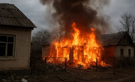 На Чернігівщині армія рф за добу 13 разів обстріляла прикордоння: пошкоджені будинки, сталися пожежі