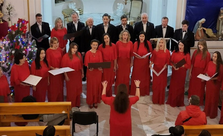 Різдвяні колядки, Вифлеємский вогонь миру та Свята Меса у місті енергетиків