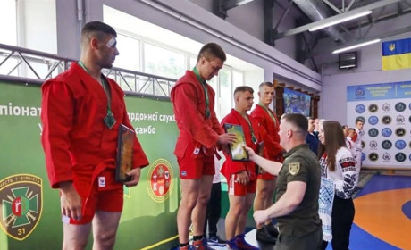 Вихованець КДЮСШ ХАЕС став чемпіоном України з боротьби самбо серед прикордонників