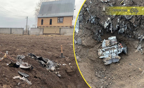 "Я зразу ж прикрив собою дітей": на Переяславщині від падіння ворожого безпілотника пошкоджено житло