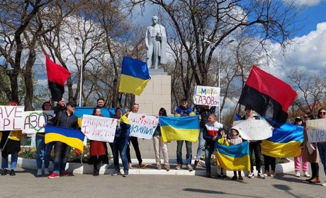 Измаильчане выразили поддержку Мариуполю (видео)