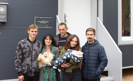 Модульний будинок у подарунок: історія родини Пилипенків з Іванівки