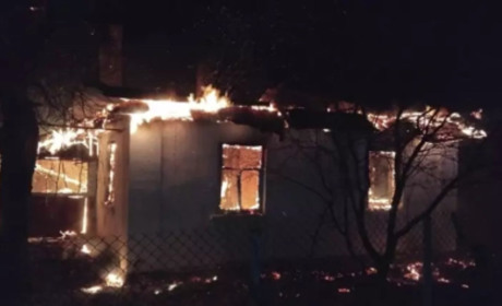 Трагедія в Ображіївці: нічна пожежа забрала життя людини (відео)