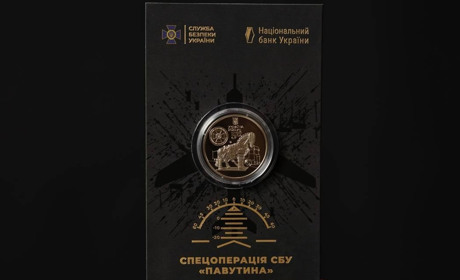 Унікальна спецоперація, що увійшла в історію, закарбована у металі. Монета з «Павутиною» СБУ в обігу