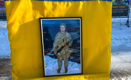 На Глухівщині в останню путь провели мужнього воїна Василя Фещенка