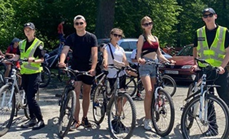 Поліцейські у Шепетівці долучилися до велопробігу