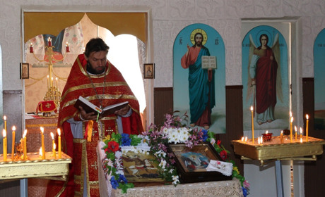 У храмі ПЦУ Святого Великомученика і Переможця Георгія сьогодні храмове свято