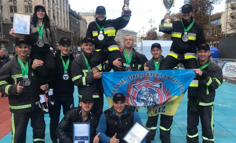 На Міжнародних змаганнях, що пройшли у Києві, команда рятувальників Рівненської АЕС здобула бронзу 