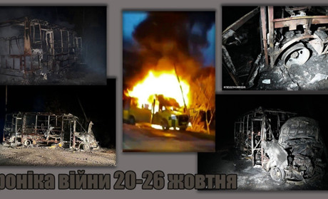 Хроніка війни 20-26 жовтня: ворог цинічно б’є по цивільних