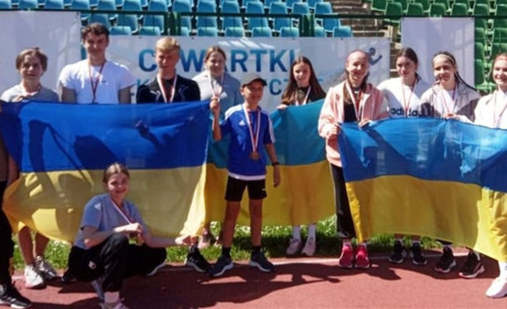 Юні легкоатлети з Червонограда успішно виступили на змаганнях у польському Замосці