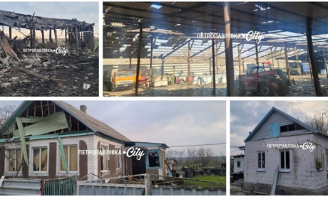 Ворог атакував Петропавлівську та Українську громади: пошкоджені будинки, ферма та інфраструктура