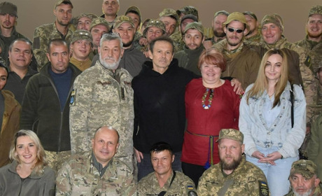 Бійці "тридцятки" відвідали концерт Святослава Вакарчука: світлини