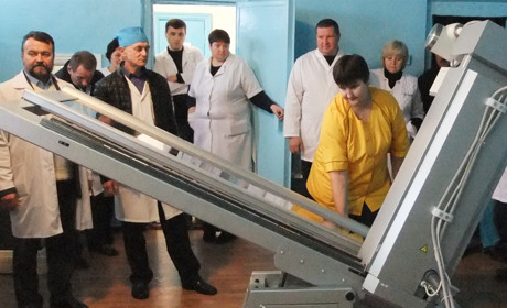 У Кагарлицькій лікарні запрацював новий рентгенапарат