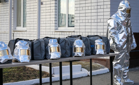 Рятувальники ХАЕС отримали термозахисні костюми від МАГАТЕ (відео)