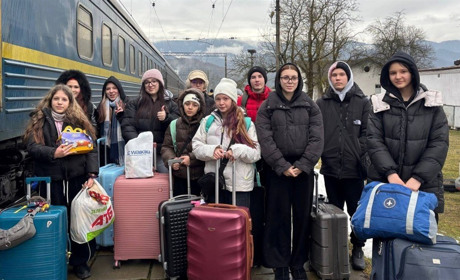 Група дітей з Херсонщини вирушила на оздоровлення до Закарпаття