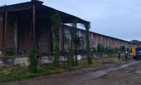 В Измаиле горел склад