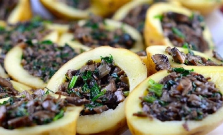 Рецепт дня: картопля, фарширована грибами