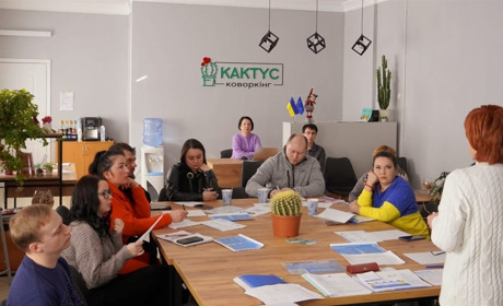 Як отримати грант від держави на розвиток бізнесу: у коворкінгу "Кактус" у Фастові провели навчання