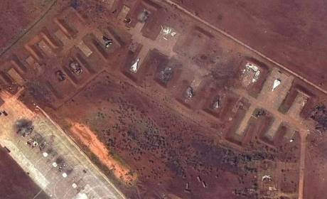 На авіабазі в Саках знищено пункт управління армії РФ