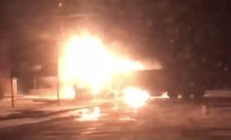 В Шиловой Балке горит заправка