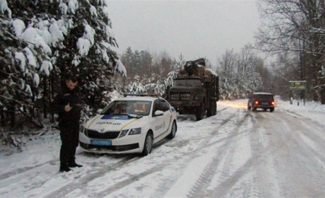 На Звягельщині поліцейські перевіряють законність транспортування лісопродукції