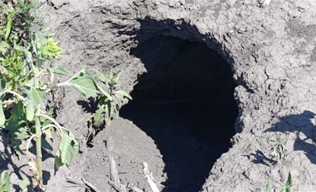 На полях Херсонщини після Каховської катастрофи з’являються провалля