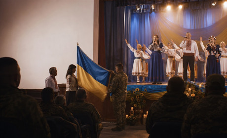 Концерт для захисників і прапор бригади: у Дмитрівській громаді започатковують нову традицію