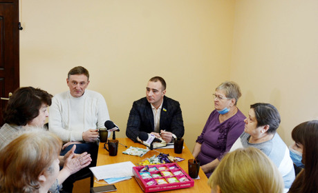Лідер Асоціації вугільних міст Донбасу Андрій Аксьонов  зустрівся з жителями Покровська