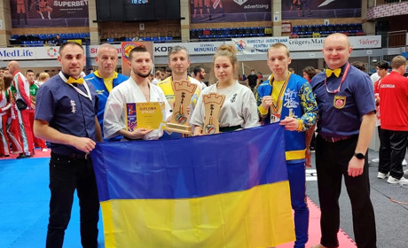 Звягельчанка Даша Лукащук — срібна призерка чемпіонату Європи з кіокушинкай карате