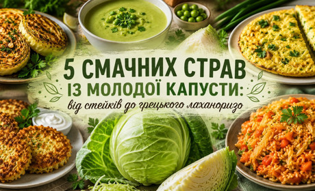 Що приготувати з молодої капусти: ТОП-5 простих і смачних рецептів