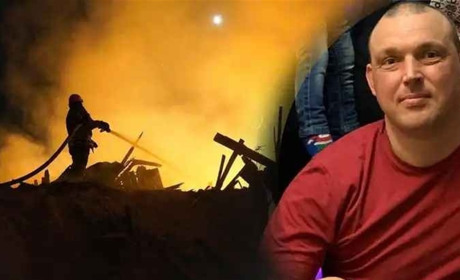 Внаслідок масштабної атаки на Старокостянтинів загинув рятувальник: залишилася дружина і двоє діток
