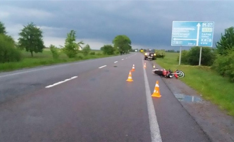 На Володимиреччині чоловік впав з мотоцикла і потрапив у реанімацію